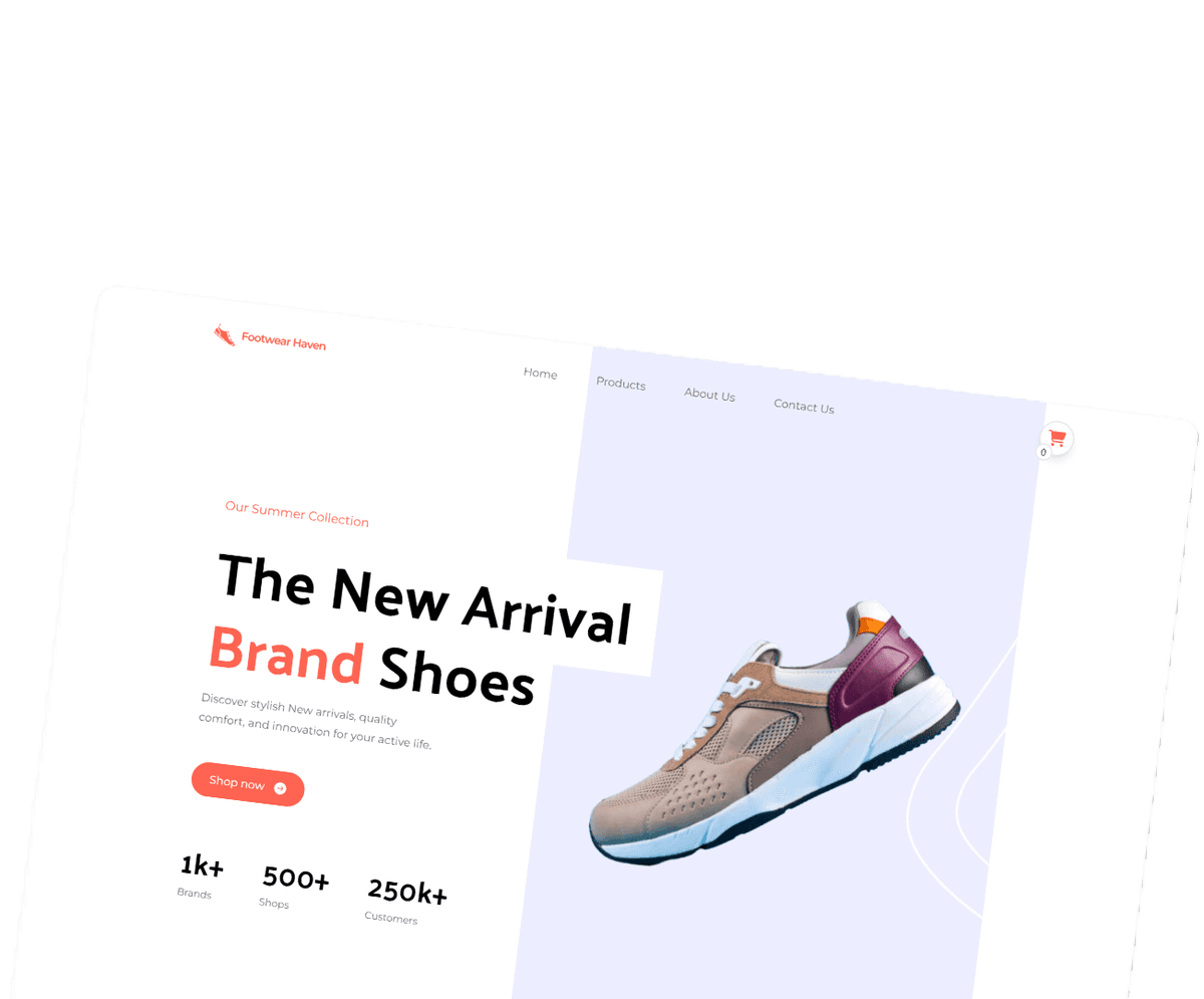 موقع التجارة الإلكترونية Footwear Heaven